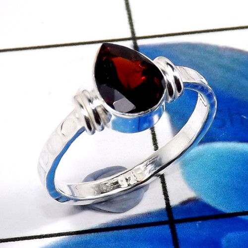 Garnet Cut F - RBS931-925 Sterling Silver Fashionable Baby Rings Company Manufa