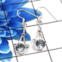 Blue Topaz B - SDE770-925 Sterling Silver Fashionable Latest Designs Earrings W