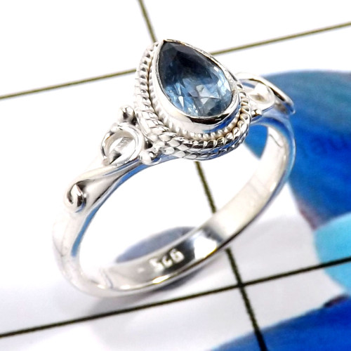 Blue Topaz D - RBS930-925 Sterling Silver Stunning Light Weight Baby Rings Desi