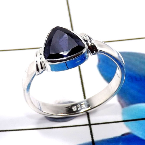 Iolite O - RBS930-925 Sterling Silver Stunning Light Weight Baby Rings Desi