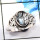 Black Rutile E - RBS924-Dazzling Trendy Design 925 Sterling Silver Baby Rings Who