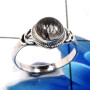 Black Rutile C - RBS918-925 Sterling Silver Gorgeous Designer Rings Company Manuf