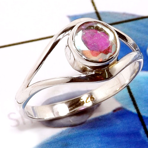 Rainbow Mystic E - RBS917-Dazzling 925 Sterling Silver Company Made Designer Ring C Rainbow Mystic E - RBS917-Dazzling 925 Sterling Silver Company Made Designer Ring C