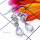 Rainbow O - SDE975-Pretty Design Natural Gemstone Silver Earring