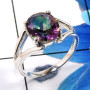 Mystic Quartz E - SCR875-Charming 925 Sterling Silver Dazzling Designer New Look C