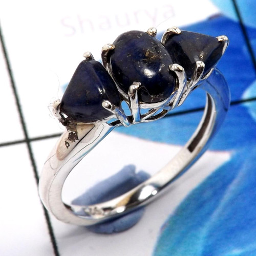 Lapis Lazuli G - SCR875-Charming 925 Sterling Silver Dazzling Designer New Look C