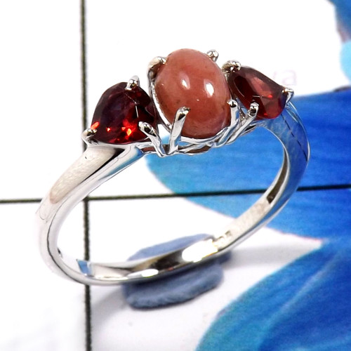 Pink Opal F - SCR874-925 Sterling Silver Stunning Designer Made Casting Rings Pink Opal F - SCR874-925 Sterling Silver Stunning Designer Made Casting Rings