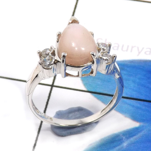 Rose Cab E - SCR873-Lovely 925 Sterling Silver Fashionable Casting Rings Fact