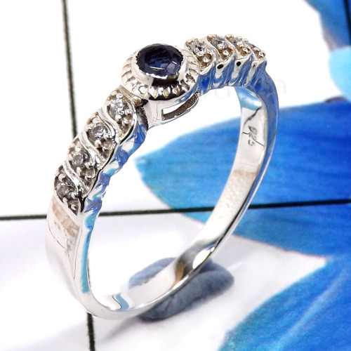 Iolite L - SCR873-Lovely 925 Sterling Silver Fashionable Casting Rings Fact