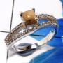 Fossil Coral D - SCR872-Amazing Party Look Casting Rings 925 Sterling Silver Fact