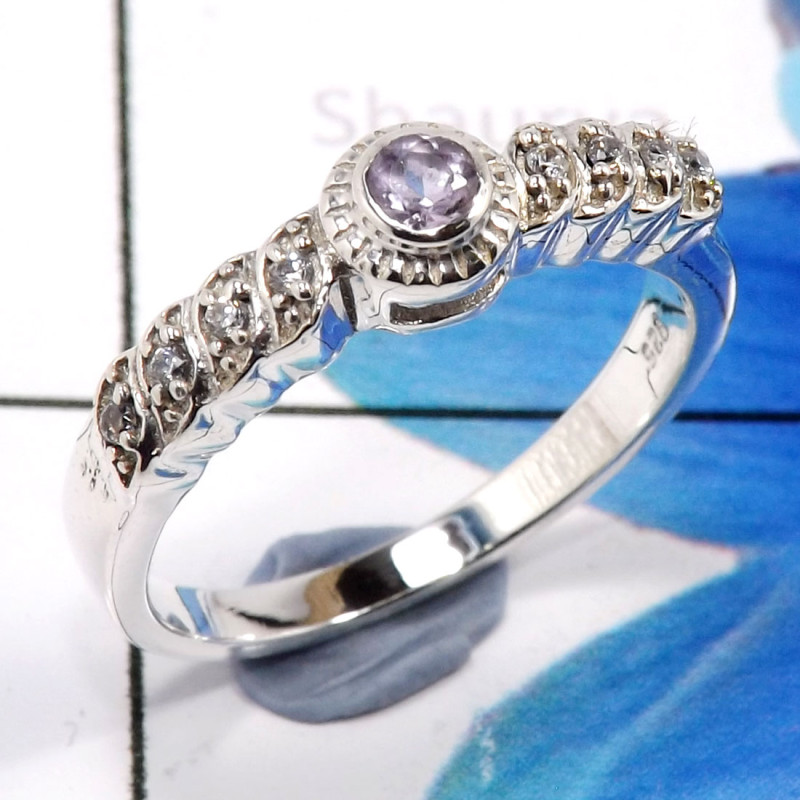 Amethyst Cut E - SCR872-Amazing Party Look Casting Rings 925 Sterling Silver Fact Amethyst Cut E - SCR872-Amazing Party Look Casting Rings 925 Sterling Silver Fact