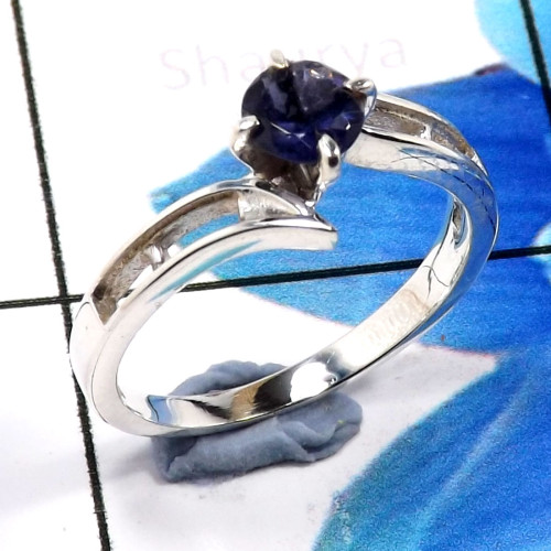 Iolite Cut G - SCR872-Amazing Party Look Casting Rings 925 Sterling Silver Fact Iolite Cut G - SCR872-Amazing Party Look Casting Rings 925 Sterling Silver Fact