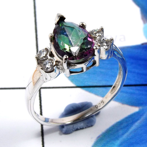 Mystic Quartz O - SCR872-Amazing Party Look Casting Rings 925 Sterling Silver Fact Mystic Quartz O - SCR872-Amazing Party Look Casting Rings 925 Sterling Silver Fact