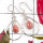 Rhodochrosite F - BZE772-Trendy Look Bezel Earrings 925 Sterling Silver Party Wear