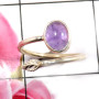 Amethyst Cab I - RSS913-Beautiful 925 Sterling Silver Preety Look Rings Wholesale