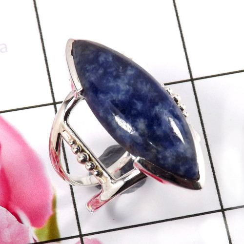 Sodalite F - RSS900-Fabulous 925 Sterling Silver Handmade Rings Factory Whole