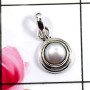 Blue Chalcedony H - SD647-Lovely Part Look Designer Pendants 925 Sterling Silver Who