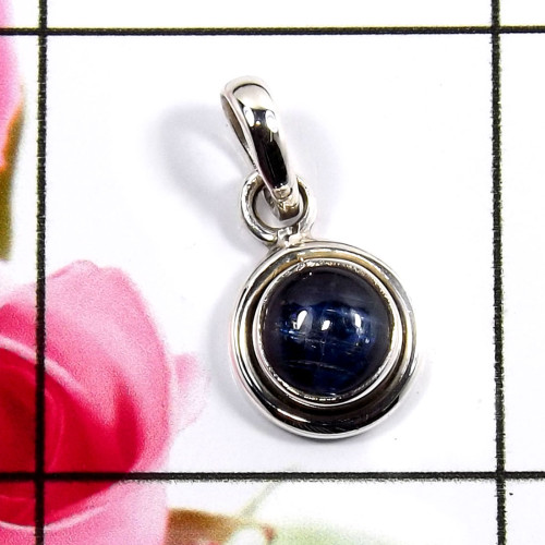 Blue Kynite E - SD642-Glamorous Factory Made Pendants 925 Sterling Silver Wholes