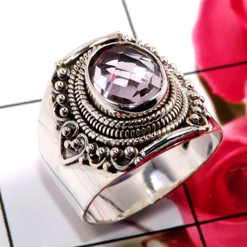 Amethyst Cut D - SDR696-Gorgeous Wholesale Handmade Designer Rings 925 Sterling S