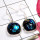 Dichroic Glass C - SDE763-925 Sterling Silver Lovely Dichroic Glass Earrings Factor