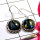 Dichroic Glass D - SDE763-925 Sterling Silver Lovely Dichroic Glass Earrings Factor