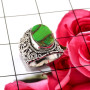 Green Copper Turquoise B - SDR685-Geniune Multi Cab Gemstones Wholesale Designer Rings Manu