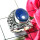 Lapis F - SDR685-Geniune Multi Cab Gemstones Wholesale Designer Rings Manu