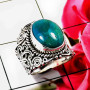 Crysocola H - SDR685-Geniune Multi Cab Gemstones Wholesale Designer Rings Manu