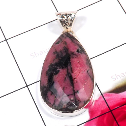 Rhodonite O - ISP721-Glorious Rhodonite Wholesale 925 Sterling Silver Handmade Rhodonite O - ISP721-Glorious Rhodonite Wholesale 925 Sterling Silver Handmade