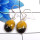 Bumble Bee C - BZE769-Beautiful Party Look Design 925 Sterling Silver Bezel Ear