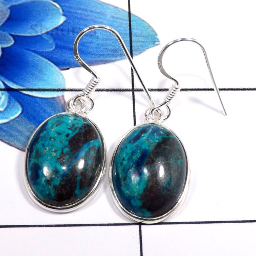 Shatukkatite  F - BZE769-Beautiful Party Look Design 925 Sterling Silver Bezel Ear