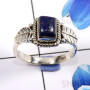Lpais Lazuli O - RBS910-Stunning Trendy Look Designer Rings 925 Sterling Silver
