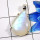 Rainbow Moonstone O - FSP952-925 Sterling Silver Gorgeous Rainbow Moonstone Prong Sett