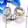 Blue Topaz & Green Amethyst Cut E - CLR931-Beautiful Handmade Wholesale Cluster Rings 925 Sterling S