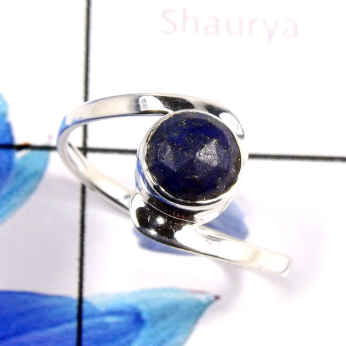 Lapis Lazuli G - RBS902-Fabulous Company Handmade Light weight Jewelry 925 Sterli