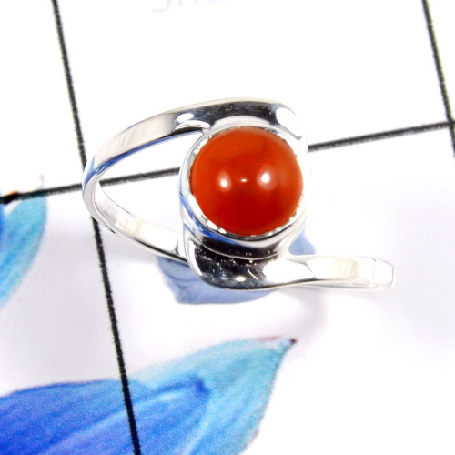 Red Onyx  I - RBS902-Fabulous Company Handmade Light weight Jewelry 925 Sterli