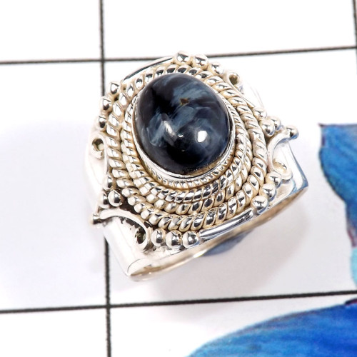 Pietersite D - SDR667-Gorgeous Designs Handmade Fashionable Rings 925 Sterling