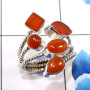 Carnelian Cab E - SDR665-Lovely New Look Designs Wholesale Handmade Rings 925 Ster