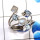Blue Topaz & Rainbow Moonstone F - SDR665-Lovely New Look Designs Wholesale Handmade Rings 925 Ster