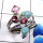 Pink Topaz & Larimar H - SDR665-Lovely New Look Designs Wholesale Handmade Rings 925 Ster