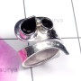 Black Onyx Cut J - SDR991-Exclusive Silver Gorgeous Gemstone Ring