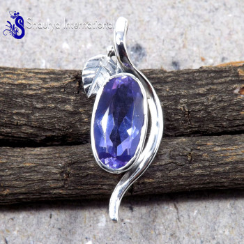 Alexandrite C - WFJ896-Color Changing Alexandrite 925 Silver Handmade Pendant Je Alexandrite C - WFJ896-Color Changing Alexandrite 925 Silver Handmade Pendant Je
