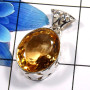 Citrine Cut B - WHS999-Fabulous  Citrine Cut Gemstone Designer Pendants 925 Ster