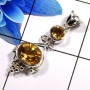 Citrine Cut I - WHS999-Fabulous  Citrine Cut Gemstone Designer Pendants 925 Ster