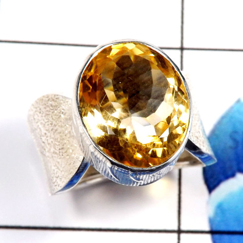 Citrine Cut A - WHS996-Trendy Citrine Cut Fashionable Designer Rings 925 Sterlin Citrine Cut A - WHS996-Trendy Citrine Cut Fashionable Designer Rings 925 Sterlin