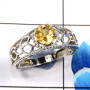 Citrine Cut D - WHS996-Trendy Citrine Cut Fashionable Designer Rings 925 Sterlin