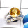 Citrine Cut E - WHS996-Trendy Citrine Cut Fashionable Designer Rings 925 Sterlin