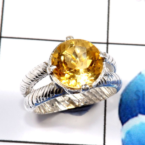 Citrine Cut E - WHS996-Trendy Citrine Cut Fashionable Designer Rings 925 Sterlin Citrine Cut E - WHS996-Trendy Citrine Cut Fashionable Designer Rings 925 Sterlin