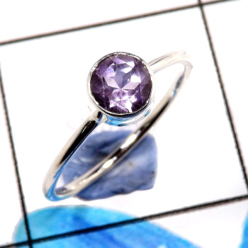 Amethyst Cut D - WHS993-Lovely Amethyst Cut Stylish Designer Rings 925 Sterling S