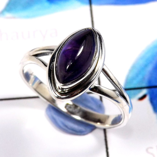 Amethyst Cab A - SHS993-Glorious Amethyst Cab Company Wholesale Rings 925 Sterlin Amethyst Cab A - SHS993-Glorious Amethyst Cab Company Wholesale Rings 925 Sterlin